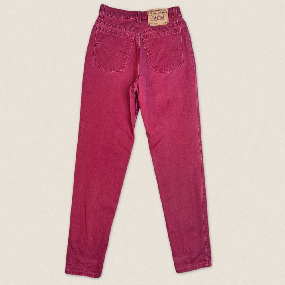 Vintage 90s Red 912 Levi’s Jeans - Slim Fit Tapered Leg - Size 26 x 30 - Picture 2 of 8